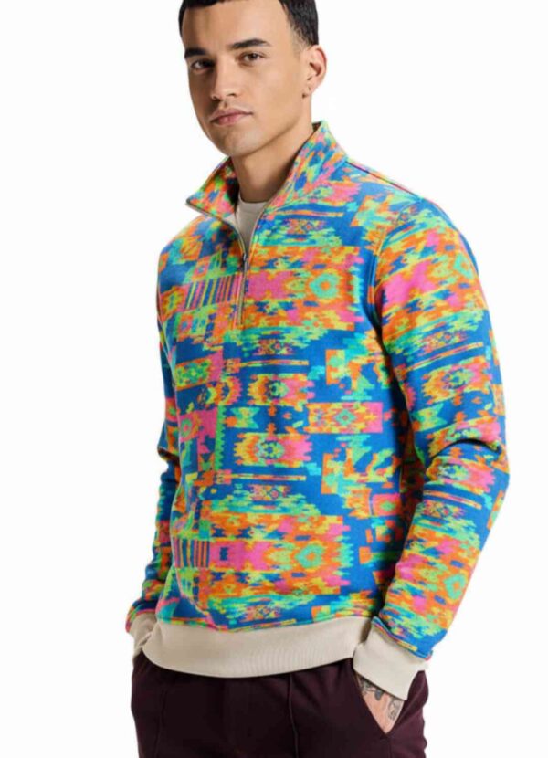 Half Zip Pullover Sweatshirt