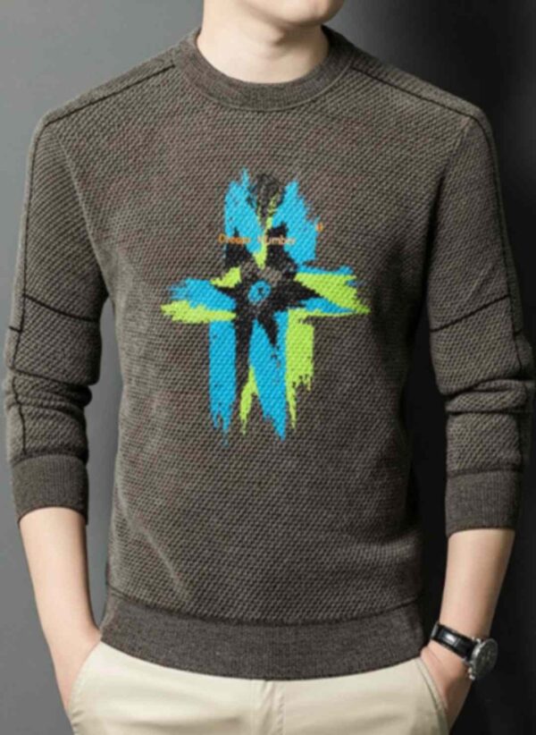 Round Neck Pullover Sweater