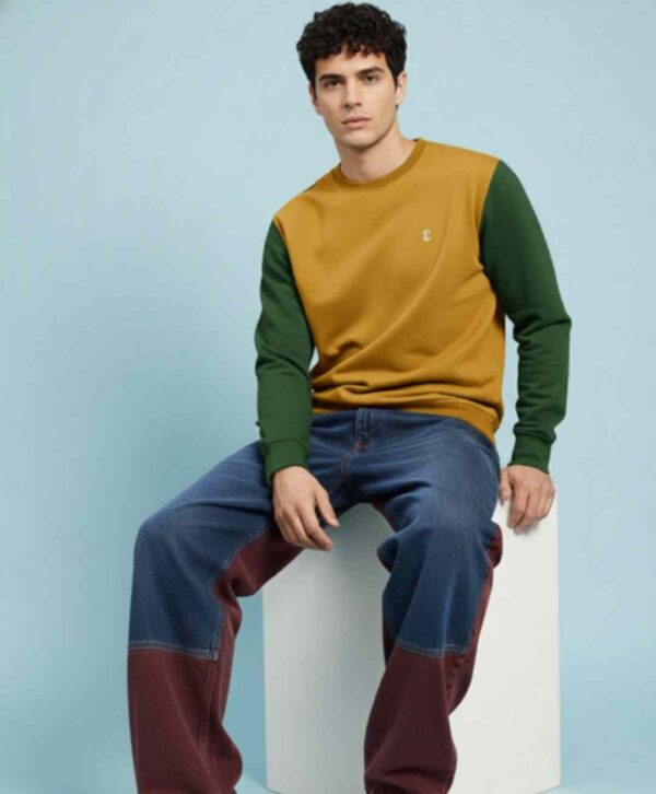 Co. Colour blocked Hooded Sweatshirt